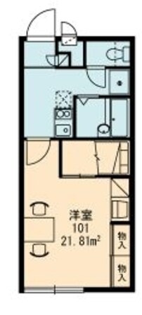 レオパレス本庄栄の物件間取画像
